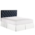thumbnail image 1 of Elegant Comfort White Linen Pleated Tailored Bed Skirt, Queen, 1 of 2
