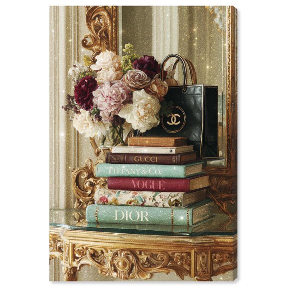 Elegance in Ornate Glam Canvas Print Glam Wall Art by Art Remedy, Gallery Wrapped, 20 x 30