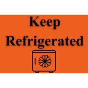 Eleganceinlife 250 pc Keep Refrigerated Stickers - Versatile Retail Sale Labels, 1" / 1.5" Inches