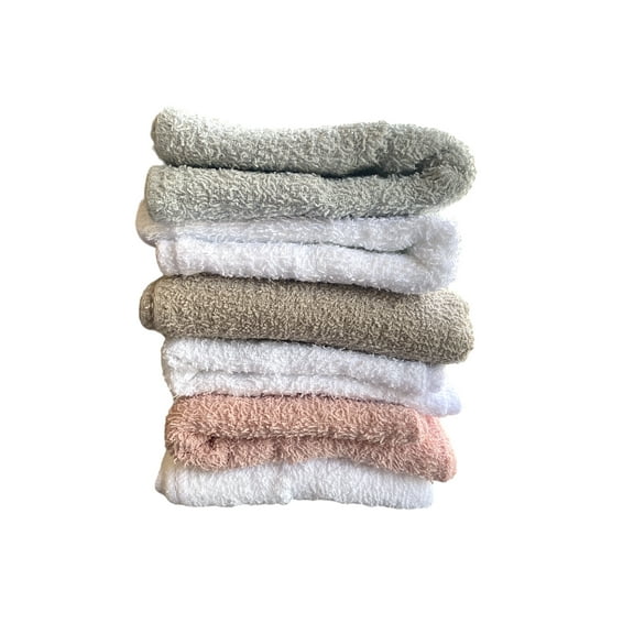 Eleganceinlife Cotton Towels & Washcloths, 18 Count