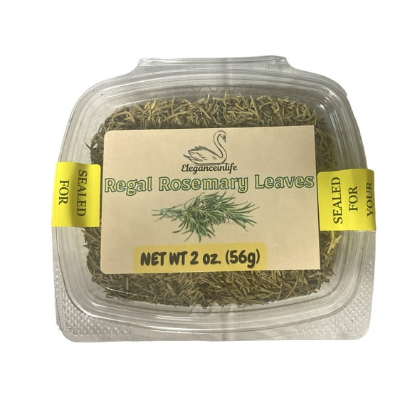 Eleganceinlife Regal Rosemary Leaves NET WT 2 oz (56g) Gluten-Free, Vegan, Vegetarian