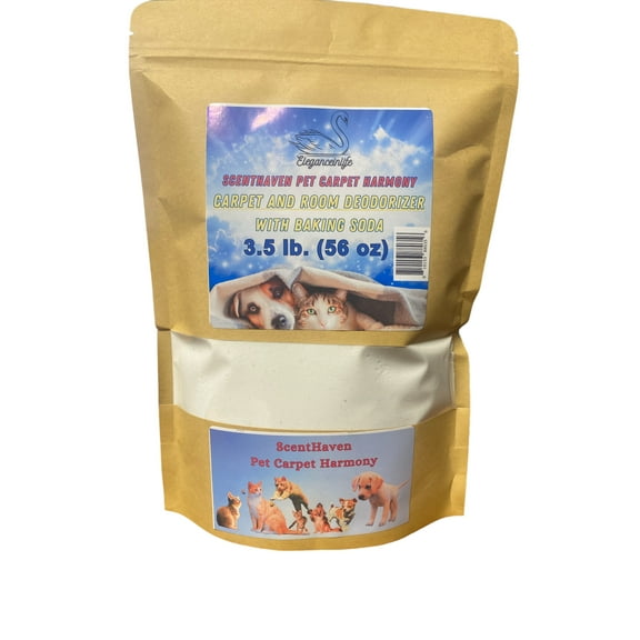 Eleganceinlife ScentHaven Pet Carpet Harmony - Carpet and Room Deodorizer with Baking Soda, 3.5 lb. (56 oz) - Neutralize Pet Odors and Refresh Your Home