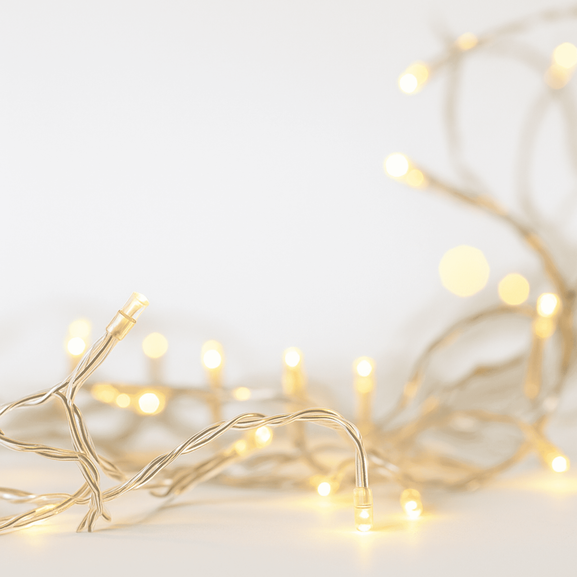 Elegani 10 LED Clear Cable String Lights - 3 ft. Mini Fairy Lights with Clear Wire - Warm White Indoor Decorative Lighting for Crafts - Bedroom \u0026 Hol, image size:2000x2000