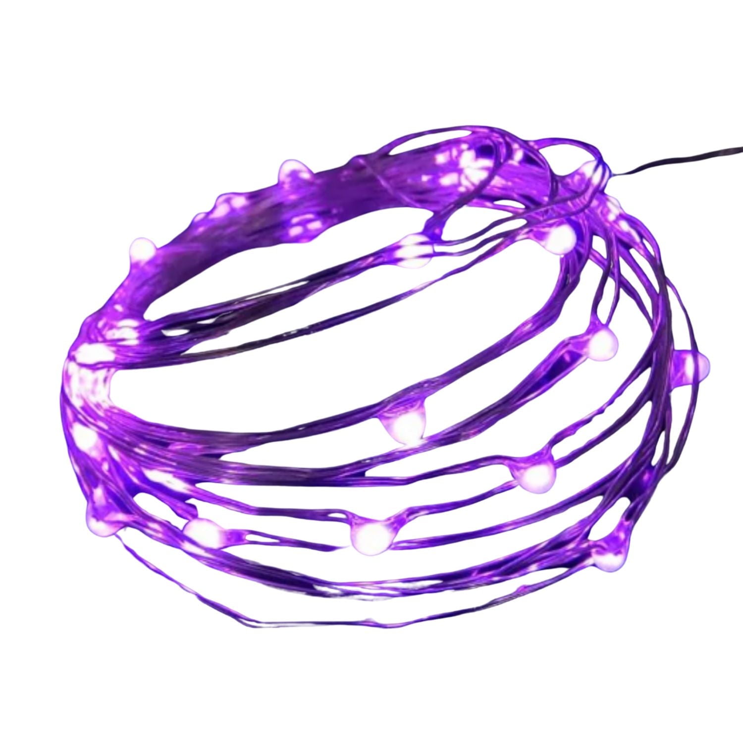 Elegani 180 LED Silver Copper Branch Tree Lights 9ft, Purple