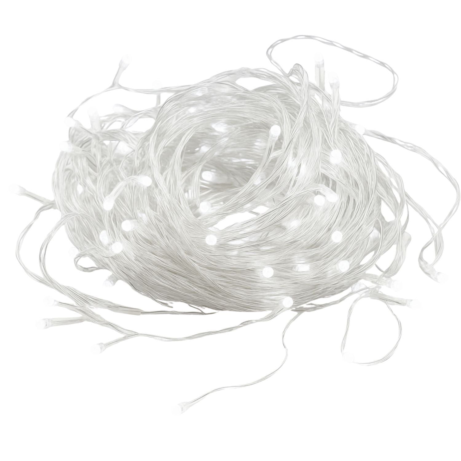 Elegani 200 LED White Curtain String Light 8.2 x 6.6 Ft Hanging Lights with 8 Modes