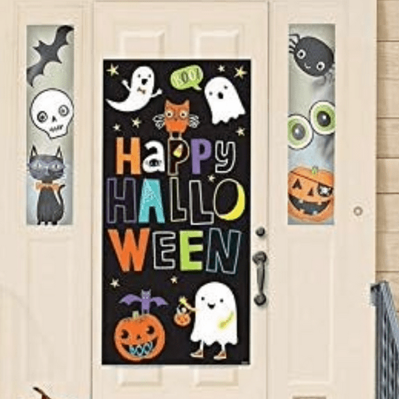 Elegani Halloween Party Halloween Party Decorations Halloween Friends Wall Decorating Kit 33pc