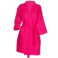 thumbnail image 1 of Elegani Waffle Weave Kimono Robe - Unisex Plus Size XXL, Soft & Cozy, Thigh Length, 1 of 5