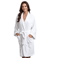 thumbnail image 1 of Elegani Women's Silky-Plush Kimono 40" Long Robe - Luxurious Comfort (S/M), 1 of 5