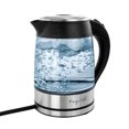 Elegant 1.8L Borosilicate Glass Tea Kettle with BoilDry Protection and