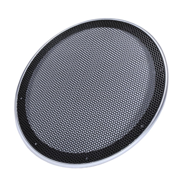 Elegant 10" Sound Loudspeaker Grills Covers Guard Highly Gloss Metal ABS for Stylish Protections Decorative Car Grills