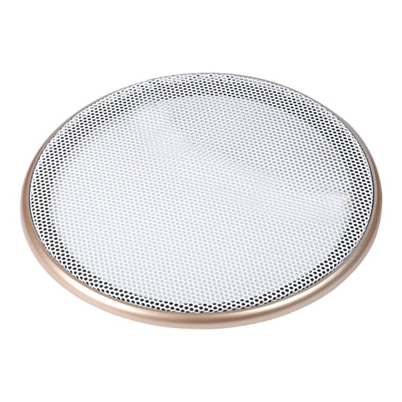 Elegant 10" Sound Loudspeaker Grills Covers Guard Highly Gloss Metal ABS for Stylish Protections Decorative Car Grills