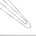 thumbnail image 1 of Mauli Jewels Italian Made 1MM French Rope Chain Necklace 18" – 14K White Gold Plated 925 Sterling Silver for Women, 1 of 6