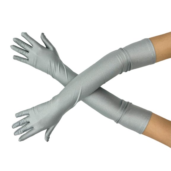 Elegant 1920s Costume Flapper Gloves for Wedding Dresses Roleplay Props Handwear