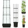 Elegant 2 Pack Tomato Cage, Metal Garden Trellis w/Adjustable Height