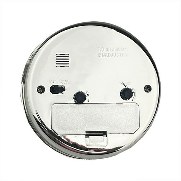 Elegant 3.5Inch Quartzs Alarm Clock Face Insert with Roman Numerals Clock Head Round Watch Insert for Craft Projects