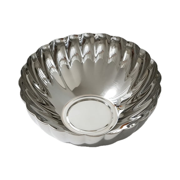 Elegant 304 Stainless Steel Serving Dish Glossy Finish Shell Shape For Gathering Meal Appetizer