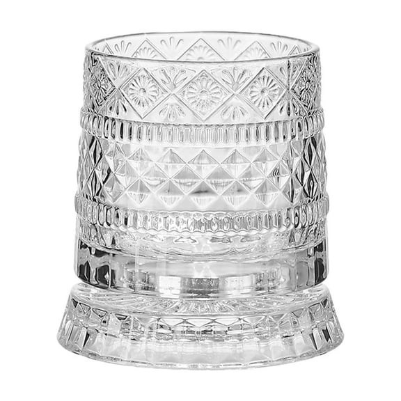 Elegant 360 Rotating Crystal Wine Glass Whisky Drinking Cup Home Drinkware for Home Use Friend Gatherings