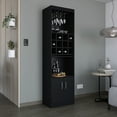 thumbnail image 1 of Elegant 71-inch Tall With Wine Modern Kitchen Pantry Drawer Shelf Unit, 1 of 5