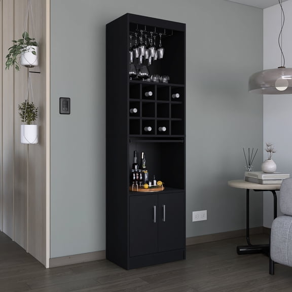 Elegant 71-inch Tall With Wine Modern Kitchen Pantry Drawer Shelf Unit