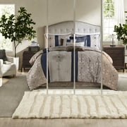 Elegant 7Piece Jacquard Bedding Set Luxury Polyester Comforter with Decorative Pillows for Modern Bedrooms
