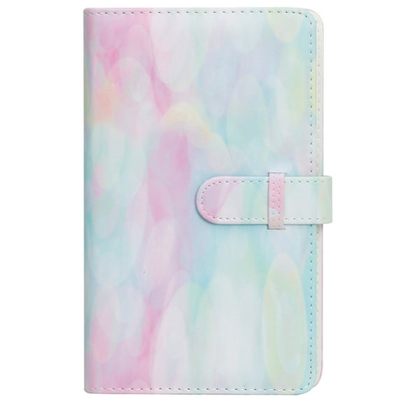 Elegant 96 Pocket Photo Album Vintage PU Leather Photo Album Delicate Photo Album Book Films Camera Holder