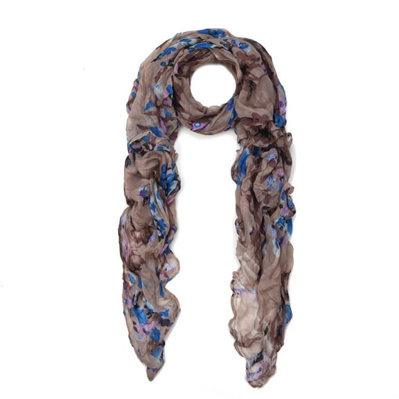 Elegant Abstract Cherry Blossom Sakura Floral Scarf Wrap