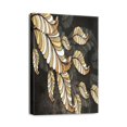 thumbnail image 1 of Elegant Abstract Leaves Canvas Wall Art, 12X16in - Redefine Your Family Décor for Living Room, Bedroom, Kitchen - Ideal Office & Bathroom Artwork, 1 of 7