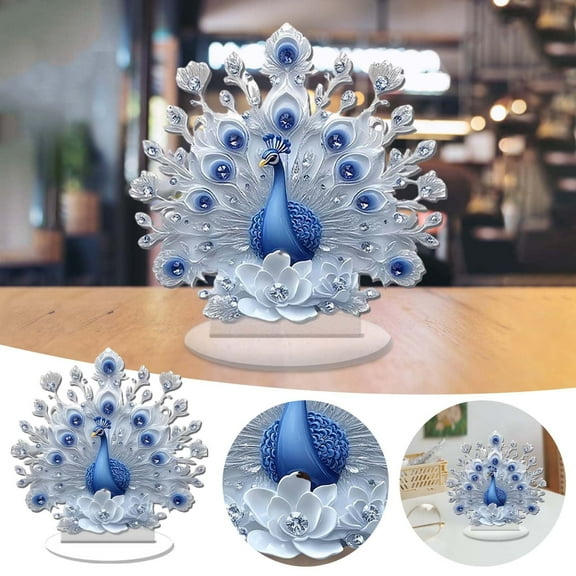 Elegant Acrylic Desktop Ornament - Stylish Living Room and Bedroom Piece for Home Decoration and Interior Design