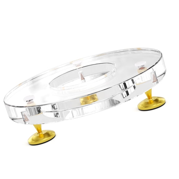 Elegant Acrylic Desktop Speakers Stand for Portable Speakers AntiSlip Designs Reduces Resonances Acrylic Table Holder