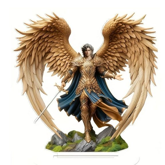 Desktop Ornament Acrylic Tabletop 2D Angel Wall Decorations for Home Desktop Design