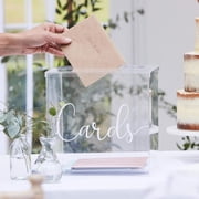 Elegant Acrylic Wedding Card Box by Ginger Ray