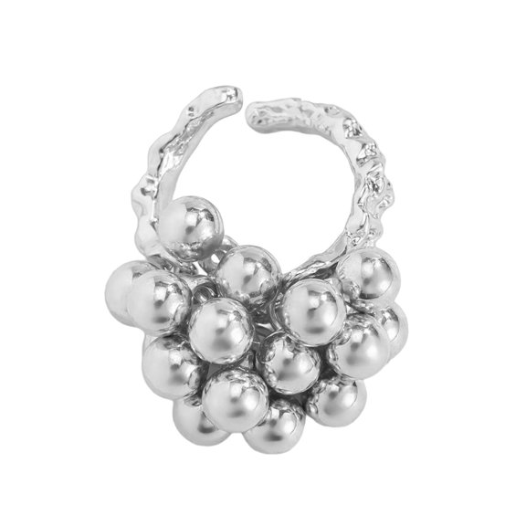 Elegant Adjustable Designs Petals Flower Rings Decoration for Women Ladies in Vibranting Color Gold and Silver Daily Use