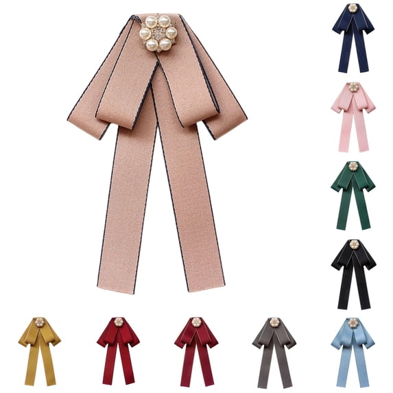 Elegant Adjustable Tied Bow Ties for Women Girls Spiral Hair Ties for Thick Hair