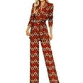 thumbnail image 1 of Elegant African Women Suit Blazer and Pants Set Formal Clothes Set for Office Lady Party Cocktail Suits, 1 of 2