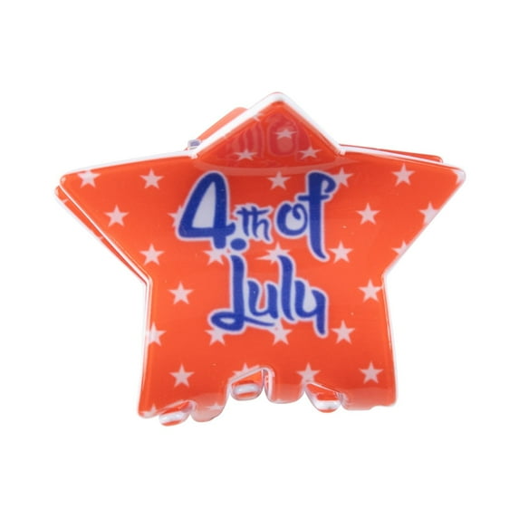 Elegant Alphabet Star Hair Clips - Gold Powder Solid Color Barrettes for Jewelry Style