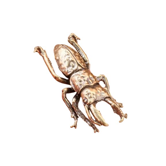 Elegant Antique Alloy Bugs Miniature Statue Premium Collectible Ornament For Study Room Home Office Decors