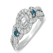 Elegant Antique Diamond Wedding Ring 1.00 Carat Round Cut Diamond on White Gold