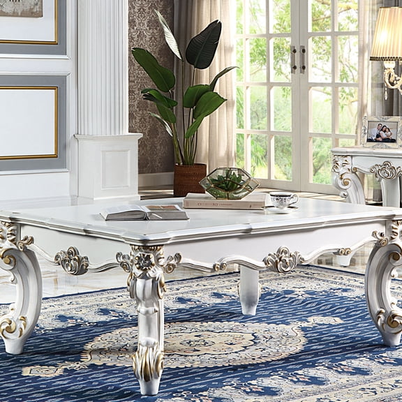 Elegant Antique Pearl Finish / In Living Room Setup / Enough Room for Decor