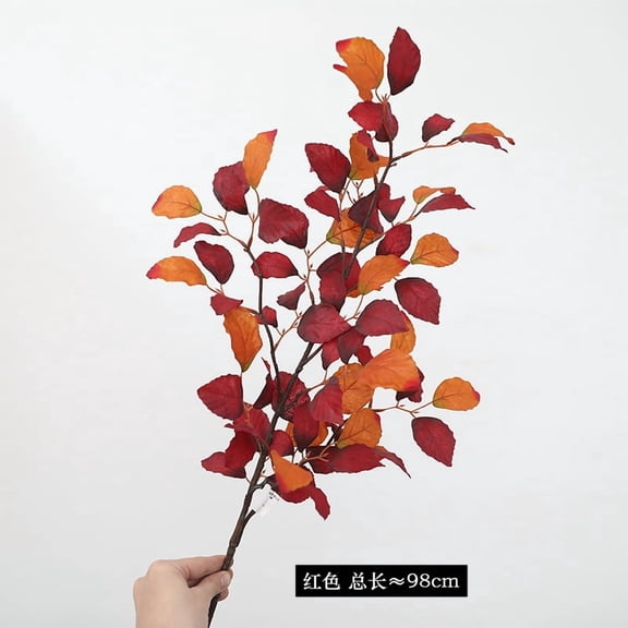 Elegant Artificial Fall Leaves – Realistic Beech Foliage for Home, Wedding & Floral Arrangements