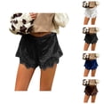 thumbnail image 1 of Elegant Autumn Casual Wide Leg Lace Trim Shorts Fashionable Comfortable Daily Wear Trousers For Ladies Style, 1 of 4