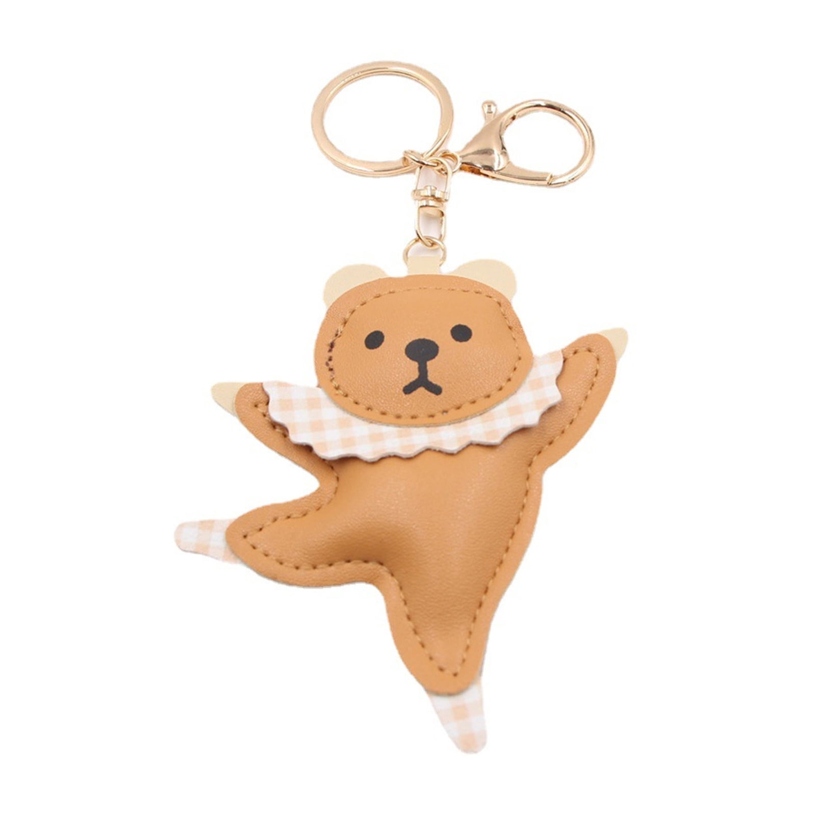 Ballet Key Rings Elegant Ballet Bear Keychain Sweet Ballet Bear Key Rings with Scarf Bag ...