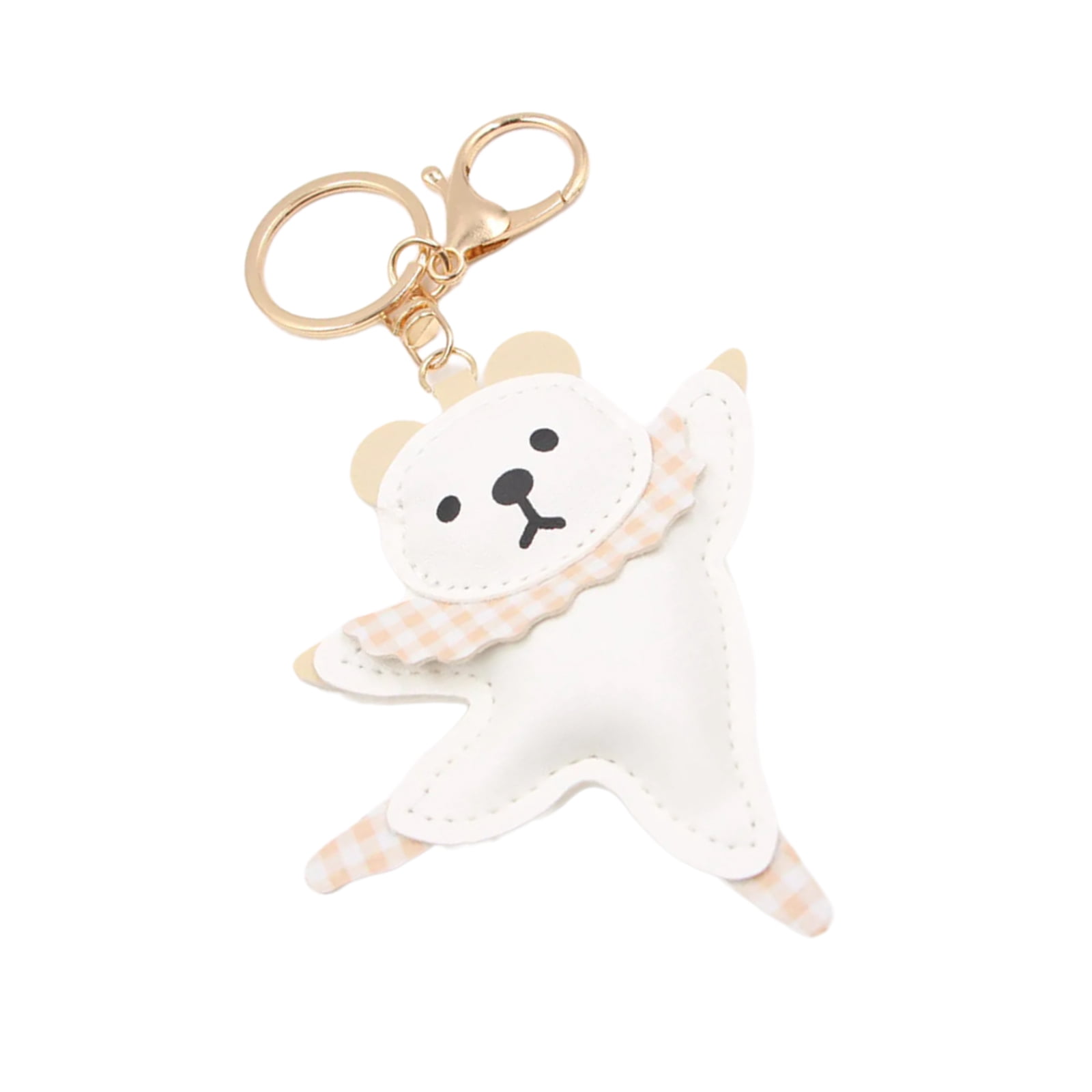 Ballet Key Rings Elegant Ballet Bear Keychain Sweet Ballet Bear Key Rings with Scarf Bag ...