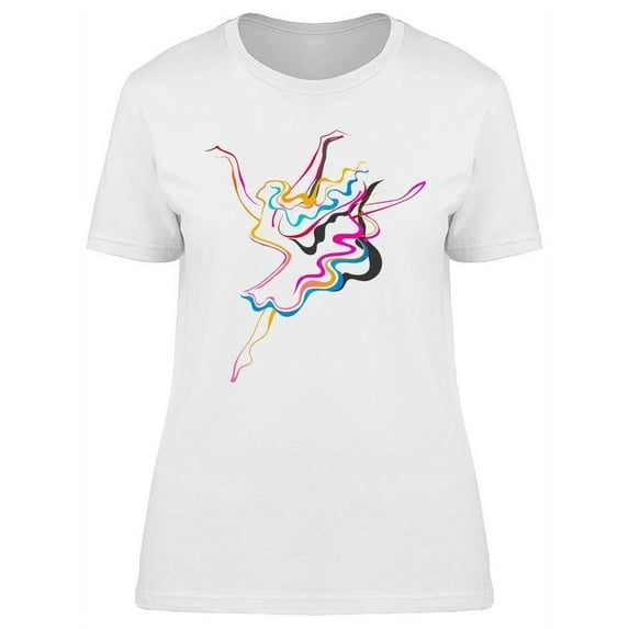 Elegant Ballet Dancer T-Shirt Women -Image by Shutterstock, Female Small