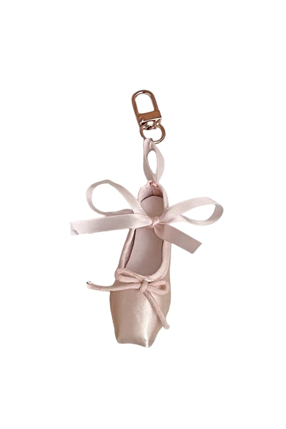 Elegant Ballet Shoes Key Holder Unique Bag Decoration Alloy Key Holder Ornament Keychain Accessory for Fashion Lover