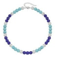 thumbnail image 1 of Elegant Baseball Beaded Necklace Stylish Clavicle Chain Sports Choker Accessory, 1 of 21