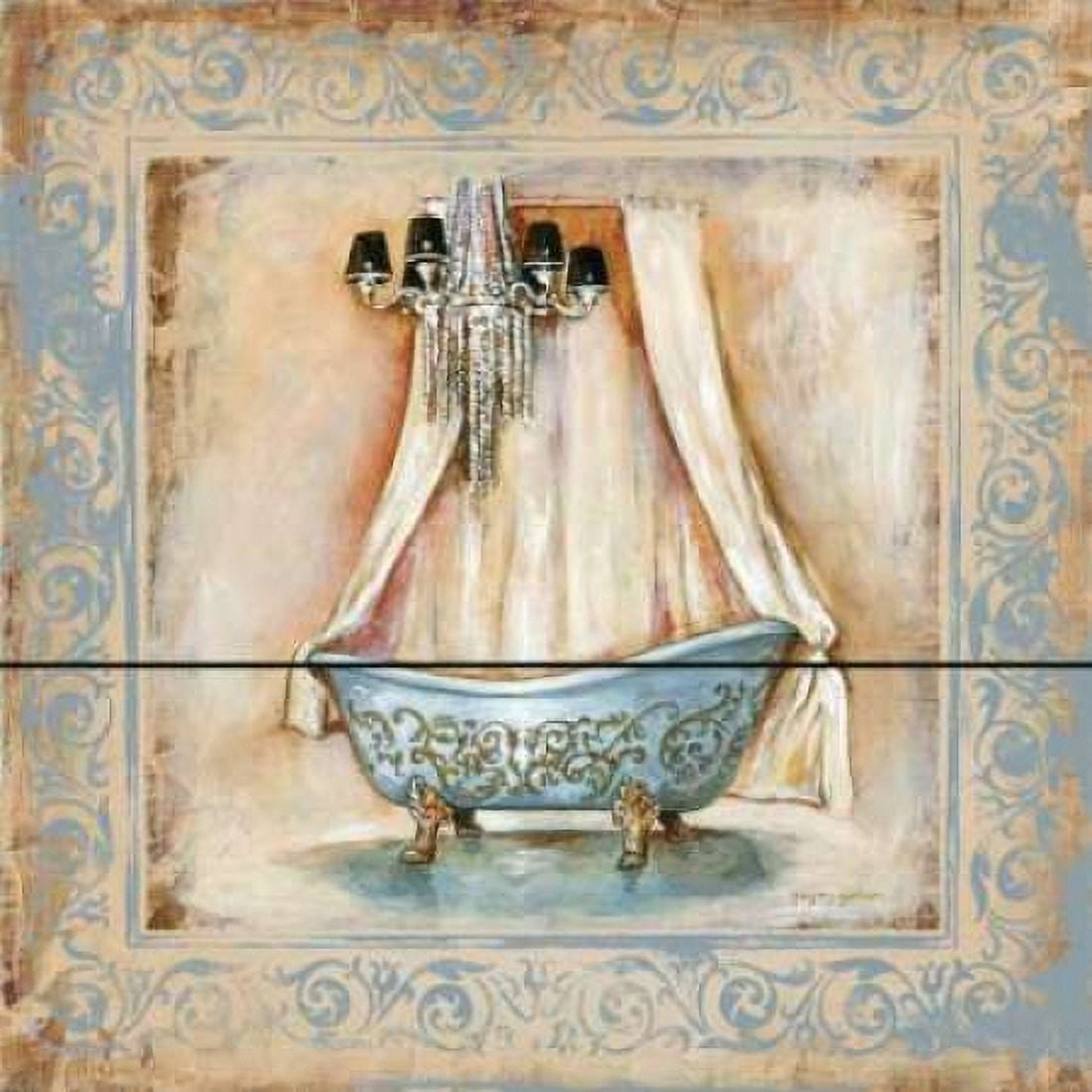 Elegant Bath I Canvas Art - Gregory Gorham (24 x 24)