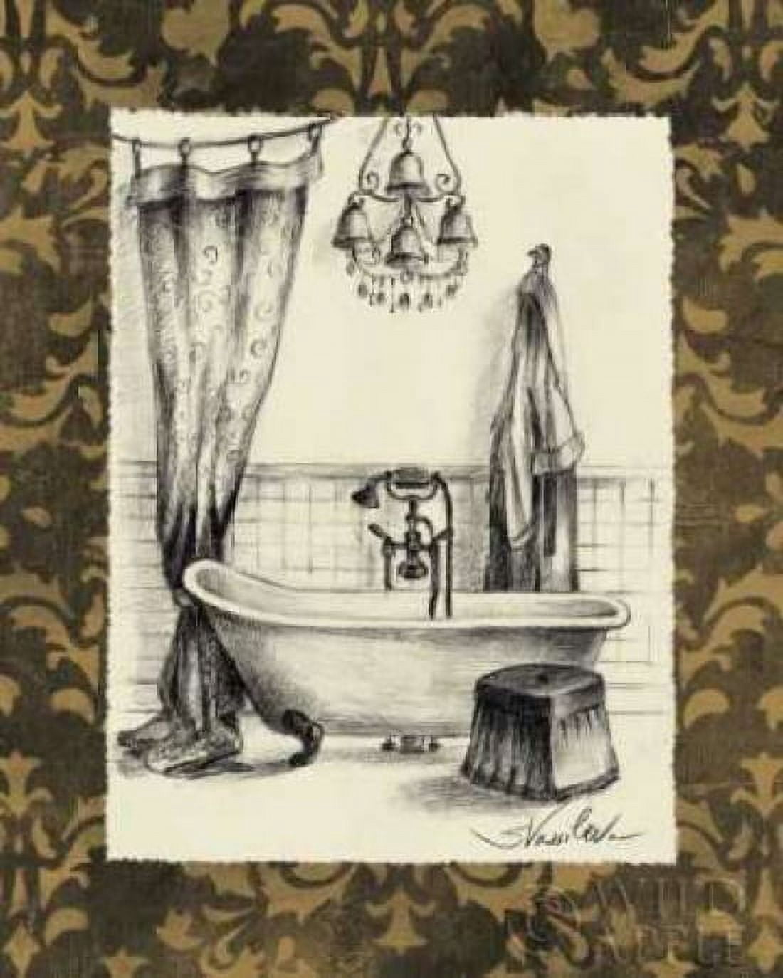 Elegant Bath II Canvas Art - Silvia Vassileva (24 x 30)