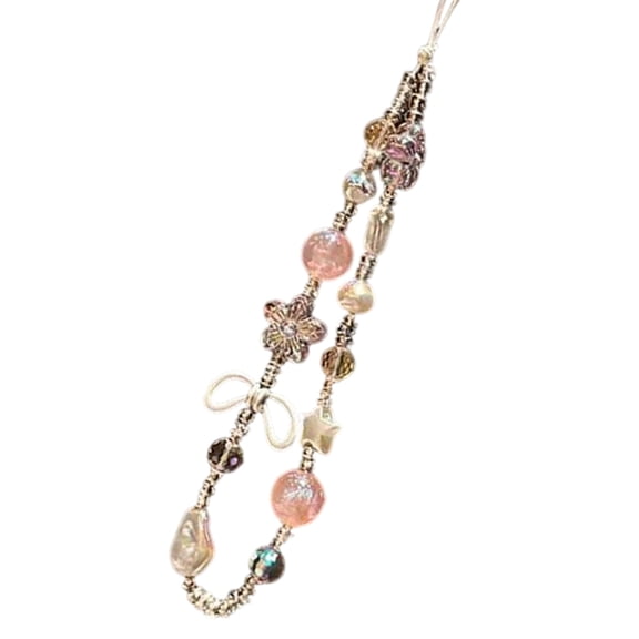 Elegant Beaded Chain Strap Fashion Cellphone Rope Women Telephone Lanyard Jewelry For Everyday Stylish Use