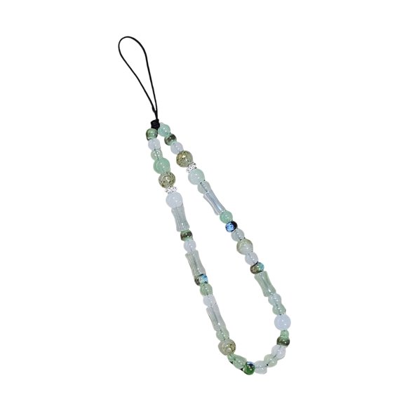 Elegant Beaded Phone Strap New Chinese Aesthetic Mobile Decoration Trendsetting Beaded Phone Cord for Daily Travel Use