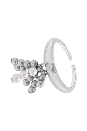 Elegant Beaded Tassels Rings For Women Featuring Sturdy Stainless Steel Anti Allergy And Wear Resistant Design